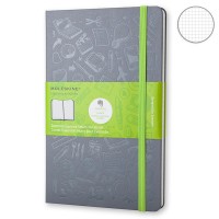 Блокнот Moleskine Evernote Smart средний серый QP061A1EVER