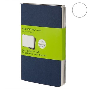 Набор блокнотов Moleskine Cahier маленьких синих CH213