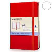 Записная Книжка Moleskine sketchbook A6 для рисунков Красная
