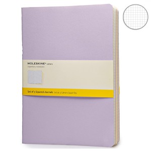 Набор блокнотов Moleskine Cahier больших пастельных CHA22