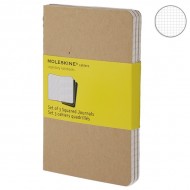 Набор блокнотов Moleskine Cahier средних бежевых QP417