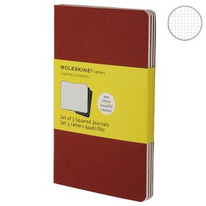 Набор блокнотов Moleskine Cahier маленьких бордо CH112