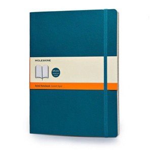 Записная Книжка Moleskine Classic A4 Линия Аквамарин Мягкая Обложка