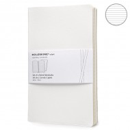 Блокноты Moleskine Volant 2 шт средние белые QP721WH