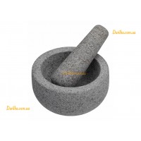 Ступка з товкачем гранітна сіра, 114856,  - Купить в интернет-магазине Darilka.com.ua