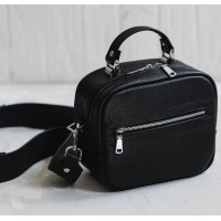 Женская сумка Times натуральная кожа, чёрная, KO-T-black, KOVINSKI - Купить в интернет-магазине Darilka.com.ua