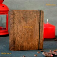 Деревянный блокнот с гибкой деревянной обложкой