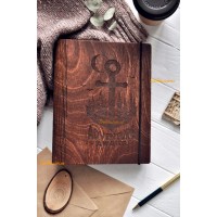 Деревянный блокнот с гибкой деревянной обложкой, lavis-181104-1, Lavis_shop - Купить в интернет-магазине Darilka.com.ua