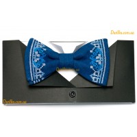 Вышитая галстук бабочка из льна 639, nr-gb-639, Наші речі - Купить в интернет-магазине Darilka.com.ua