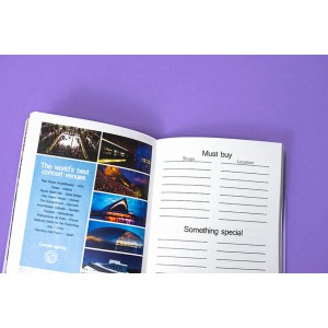 Блокнот планер Travel book лаванда - для планирования путешествий