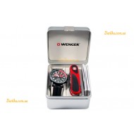 Подарочный набор Wenger: наручные часы Wenger Commando Chrono 70731.XL и нож EvoGrip