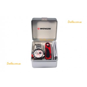 Подарочный набор Wenger 70797: наручные часы и нож Evogrip 1.18.09.821