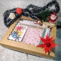 Подарочный набор для создания Новогодней открытки, zaru-01, ZARU - Купить в интернет-магазине Darilka.com.ua