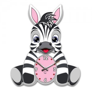 Годинник в дитячу кімнату Zebra