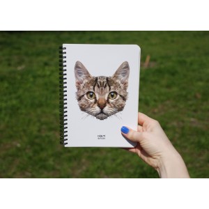 Скетчбук Crazy Sketches Geometrical - Cat на пружині