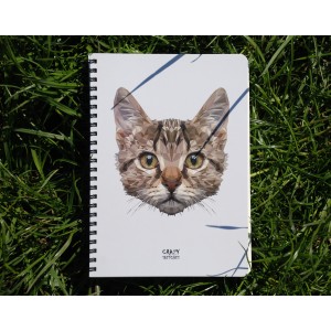 Скетчбук Crazy Sketches Geometrical - Cat на пружині