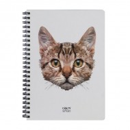 Скетчбук Crazy Sketches Geometrical - Cat на пружине