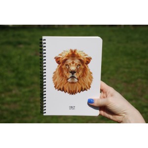 Скетчбук Crazy Sketches Geometrical - Lion на пружині