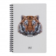 Скетчбук Crazy Sketches Geometrical - Tiger на пружині