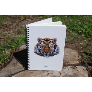 Скетчбук Crazy Sketches Geometrical - Tiger на пружині