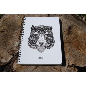 Скетчбук Crazy Sketches - Tiger (S) на пружине