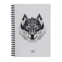 Скетчбук Crazy Sketches - Wolf (S) на пружине, Crazy Sketches - Wolf (S), Crazy Sketches - Купить в интернет-магазине Darilka.com.ua