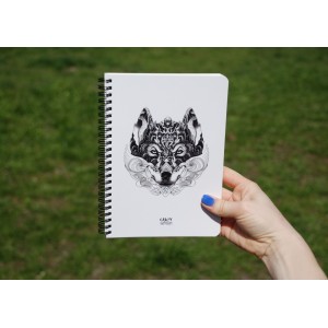 Скетчбук Crazy Sketches - Wolf (S) на пружині