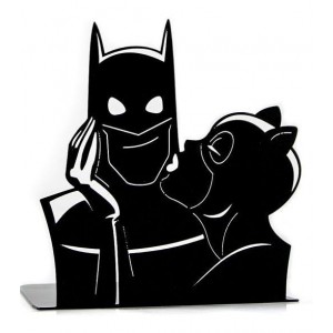 Держатели для книг Женщина-кошка и Batman