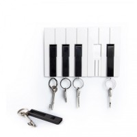 Ключница настенная и брелки для ключей Key Piano Qualy, QL10144-BK, Qualy - Купить в интернет-магазине Darilka.com.ua