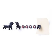 Набор магнитов на холодильник Dachshund Magnet Dog Qualy​, QL10174-BK, Qualy - Купить в интернет-магазине Darilka.com.ua