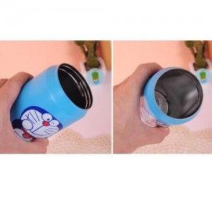 Термос с клапаном и трубочкой Cat Doraemon