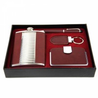 Подарочный набор Фляга бордовая, 104955,  - Купить в интернет-магазине Darilka.com.ua