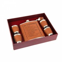 Подарочный набор Фляга 10 алкогольных заповедей, 104939,  - Купить в интернет-магазине Darilka.com.ua