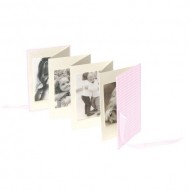 Фотоальбом Semikolon Vichy Leporello Grande (15х21см, 14 фото 13х18см), рожевий