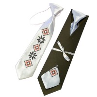 Детский галстук с вышивкой Левко, , Наші речі - Купить в интернет-магазине Darilka.com.ua