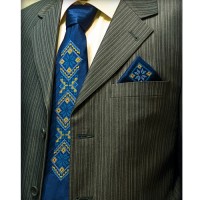 Набор: галстук и нагрудный платок "Любомир", n2, Наші речі - Купить в интернет-магазине Darilka.com.ua