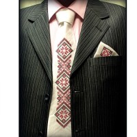 Набор: галстук и нагрудный платок "Острозор", N3, Наші речі - Купить в интернет-магазине Darilka.com.ua