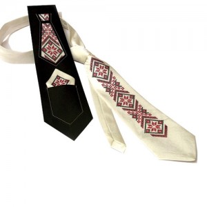 Набор: галстук и нагрудный платок "Острозор"