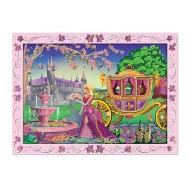 Объемная наклейка по номерам "Сказочная принцесса"