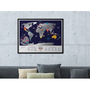 Скретч-карта мира"Travel Map Holiday World"