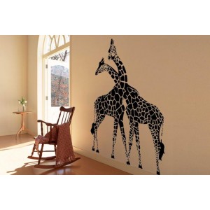 Интерьерная наклейка Два Жирафа