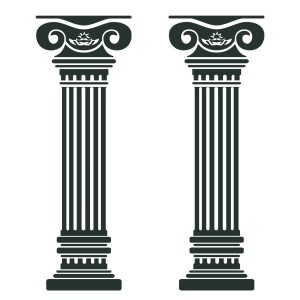 Виниловая наклейка Columns
