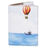 Обложка для паспорта Just Cover «Море и воздушный шар»