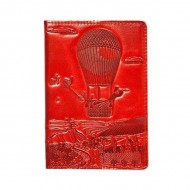 Обложка для водительских документов Turtle, Воздушный шар (Приключения), красный