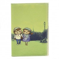 Обложка для паспорта "Романтическая прогулка"
