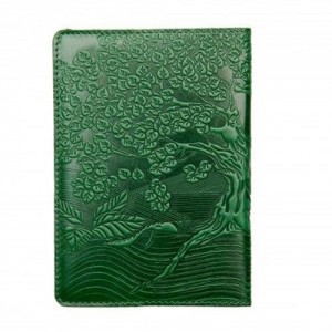 Обложка для водительских документов Turtle, Дерево (Древо познаний), зеленый