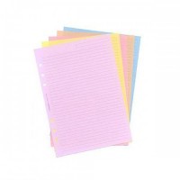 Комплект бланков Бумага в линейку Filofax, 30л, 5 цветов, A5