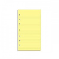 Комплект бланков Бумага в линейку Filofax, 30л, желт., Personal