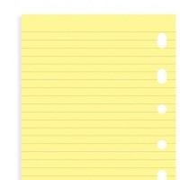 Комплект бланков Бумага в линейку Filofax, Pocket, Желтый