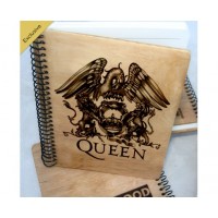 Деревянный блокнот Queen, hw04, Hand-wood - Купить в интернет-магазине Darilka.com.ua
